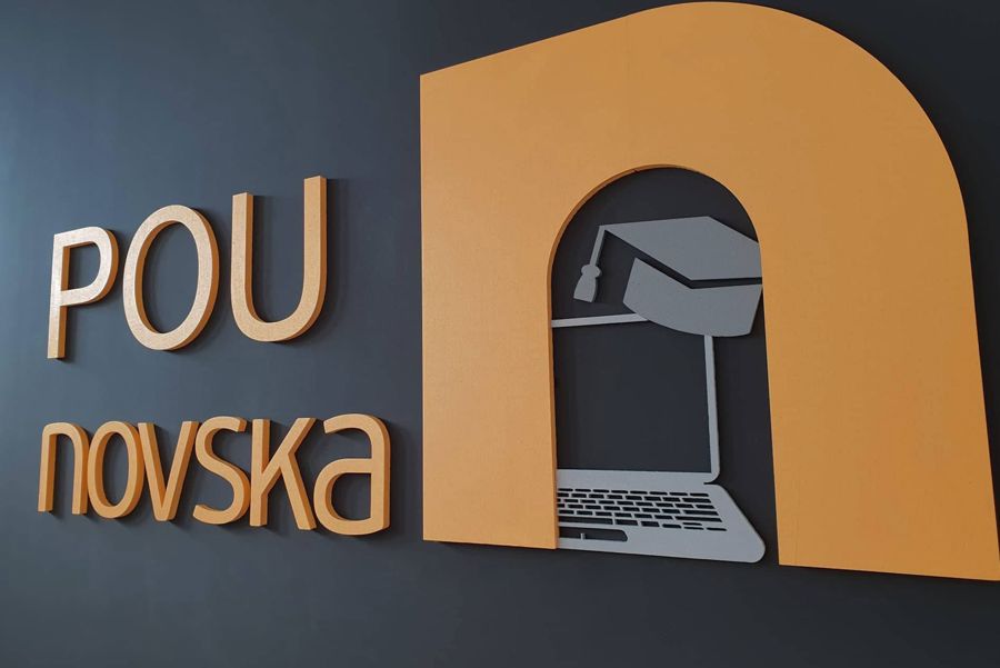3D natpis POU Novska